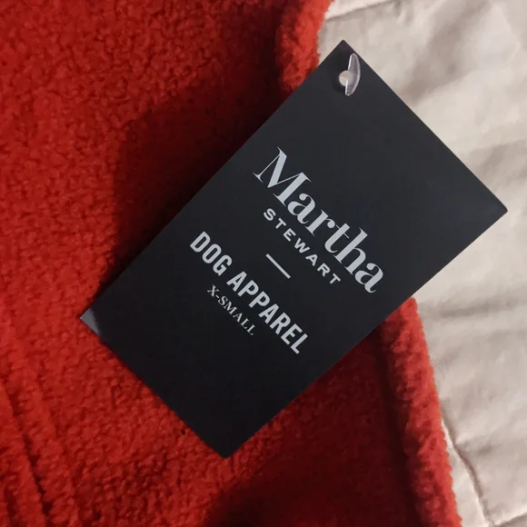 Martha Stewart Fleece Wrap Pullover Dog Jacket - Picture 3 of 4